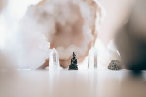 Photo Meditating millionaire